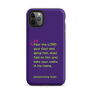 iPhone Case - Deuteronomy 10:20