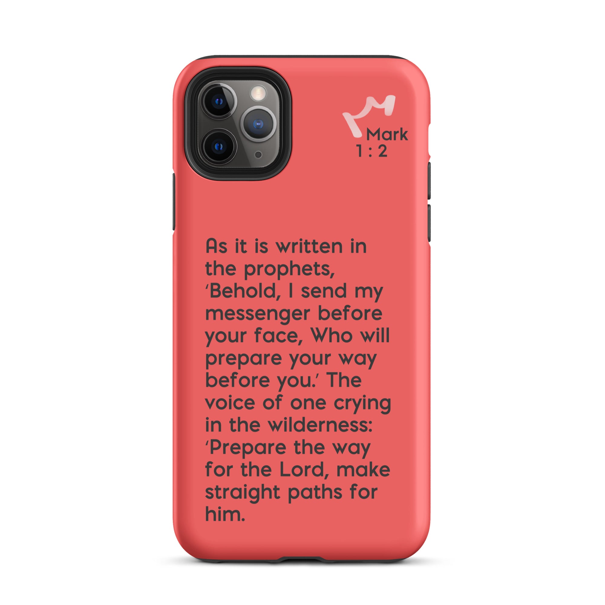 iPhone Case - Mark 1:2-3