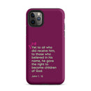 iPhone Case - John 1:12