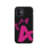 iPhone Case Black - Letter A