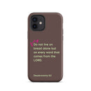 iPhone Case - Deuteronomy 8:3