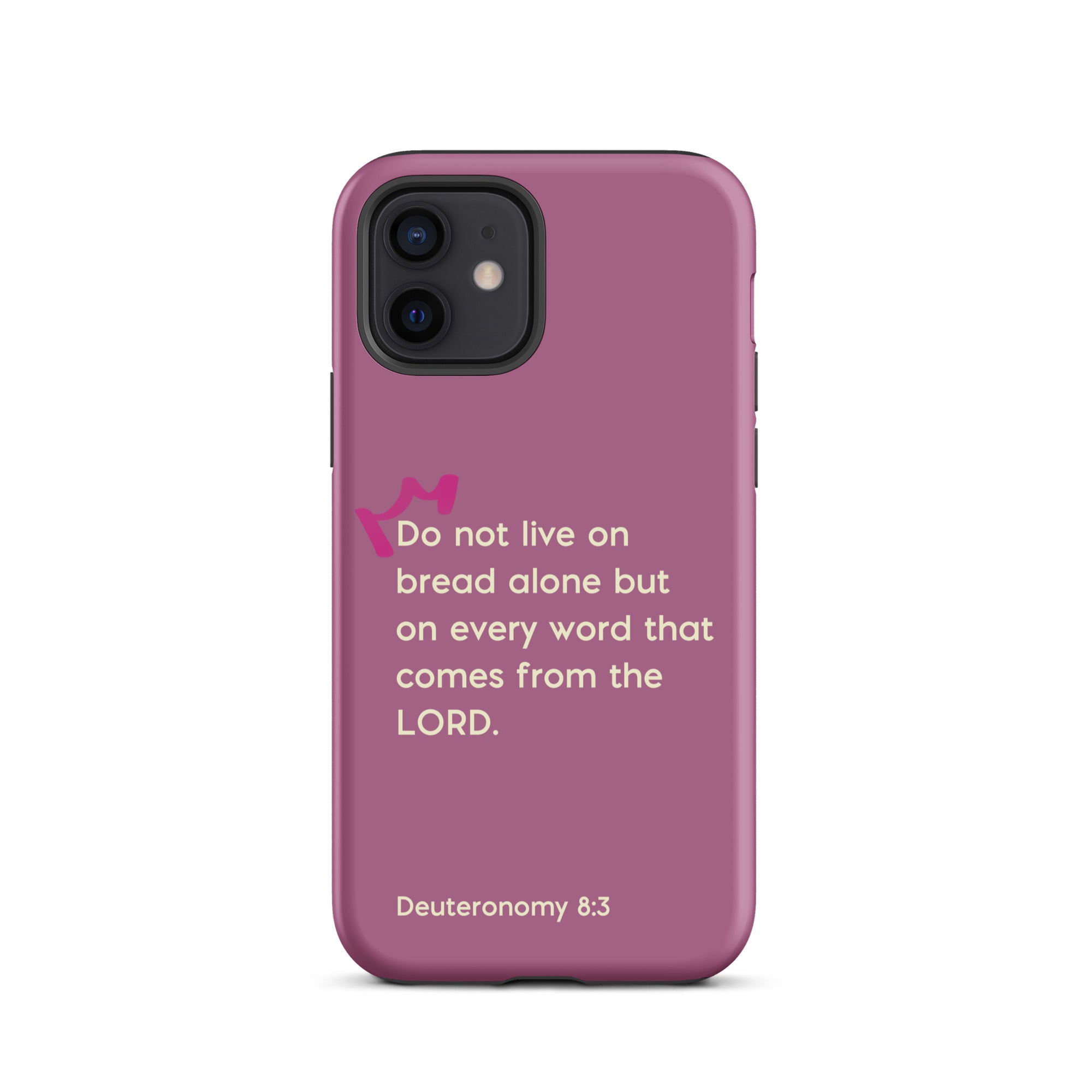 iPhone Case - Deuteronomy 8:3