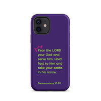 iPhone Case - Deuteronomy 10:20