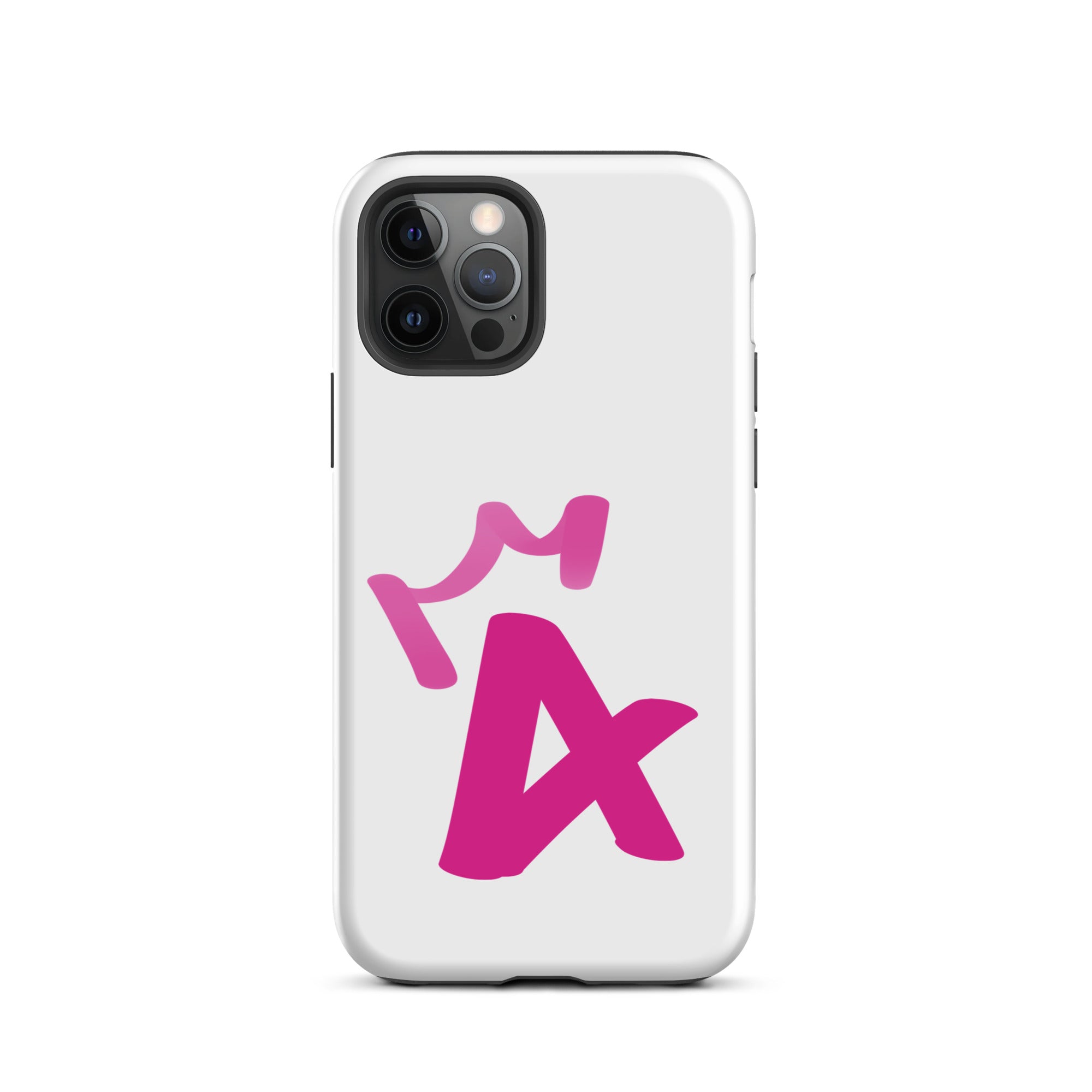 iPhone Case White - Letter A