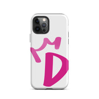 iPhone Case White - Letter D