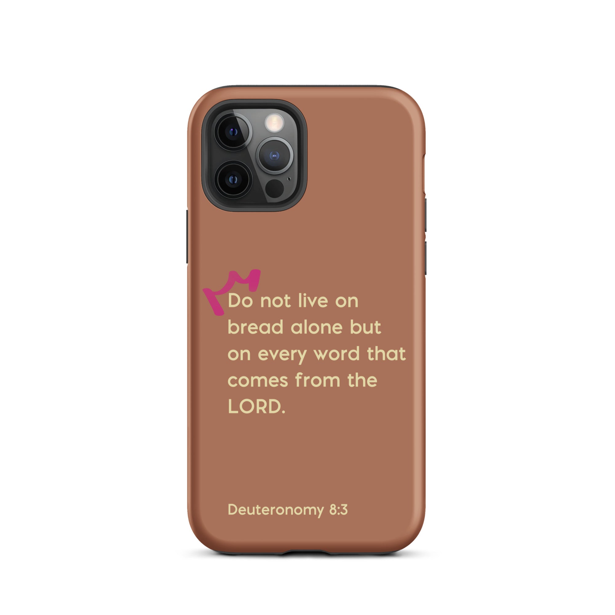 iPhone Case - Deuteronomy 8:3