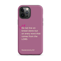 iPhone Case - Deuteronomy 8:3