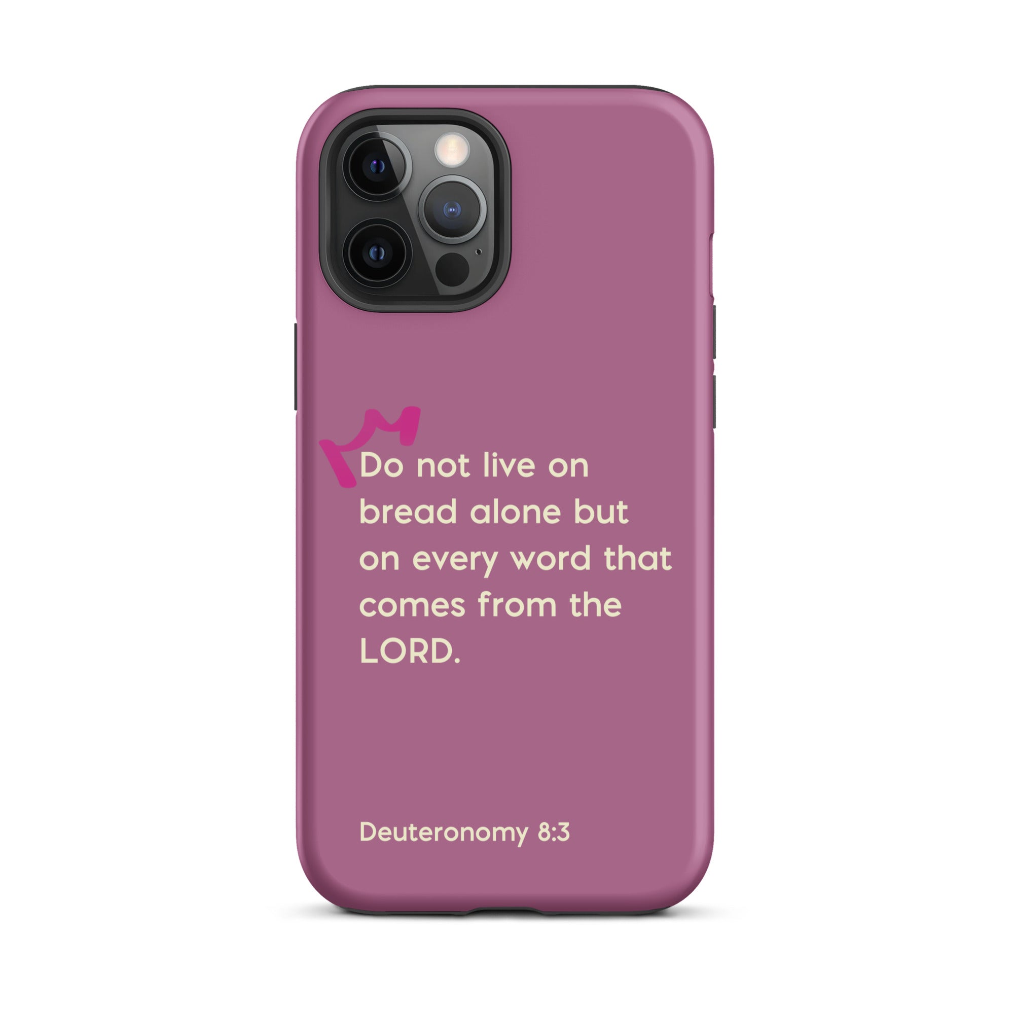 iPhone Case - Deuteronomy 8:3