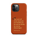 iPhone Case - Deuteronomy 31:8