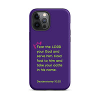 iPhone Case - Deuteronomy 10:20