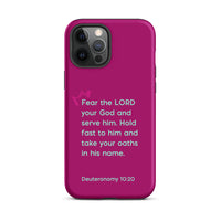 iPhone Case - Deuteronomy 10:20