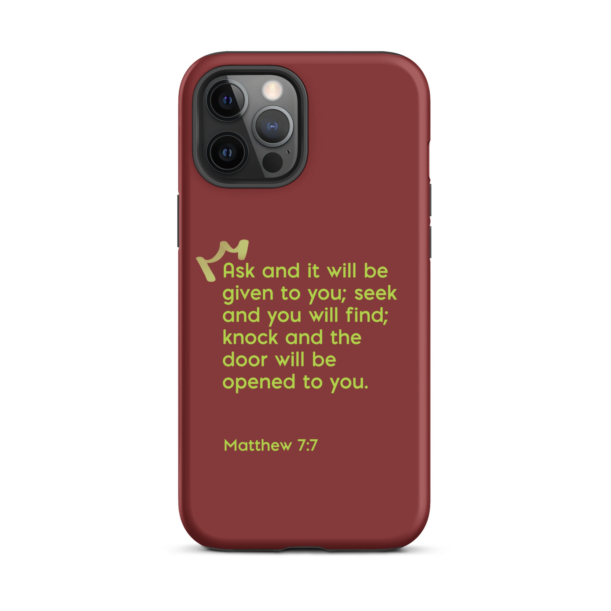 iPhone Case - Matthew 7:7