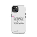 iPhone Case - Acts 4:12