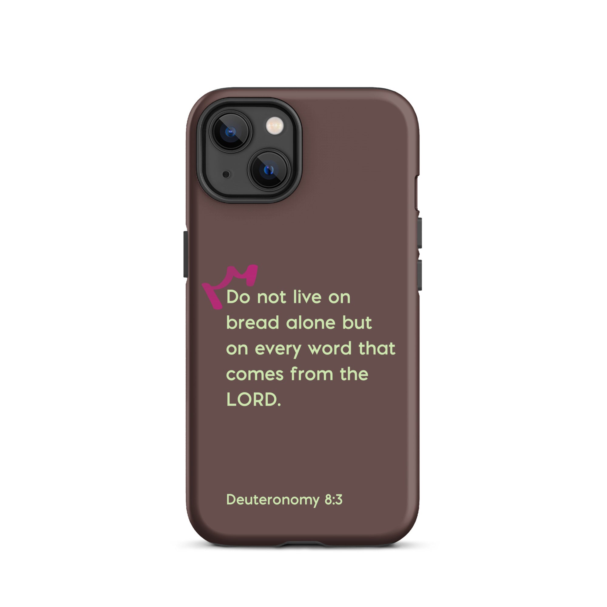 iPhone Case - Deuteronomy 8:3