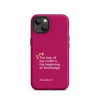 iPhone Case - Proverbs 1:7