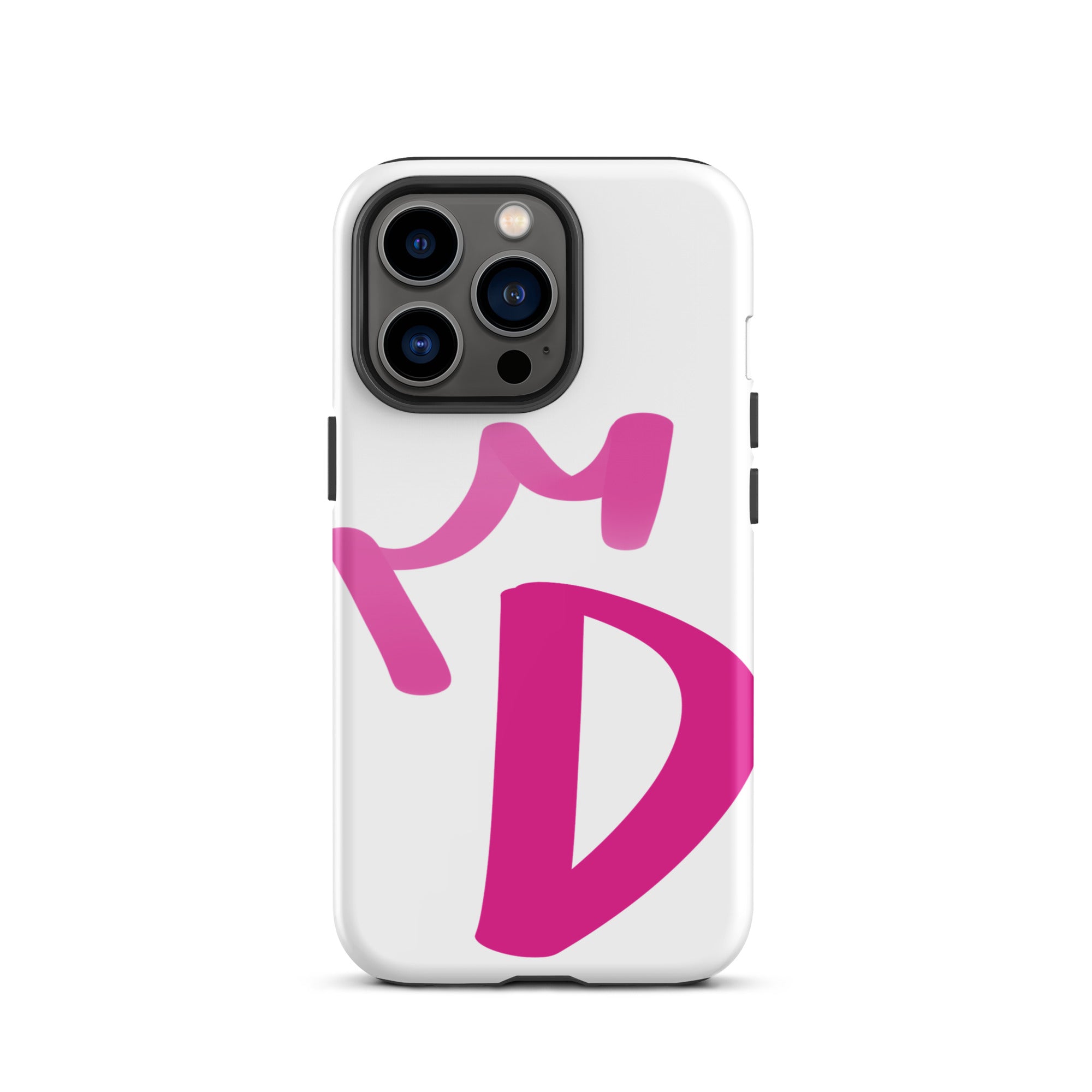 iPhone Case White - Letter D