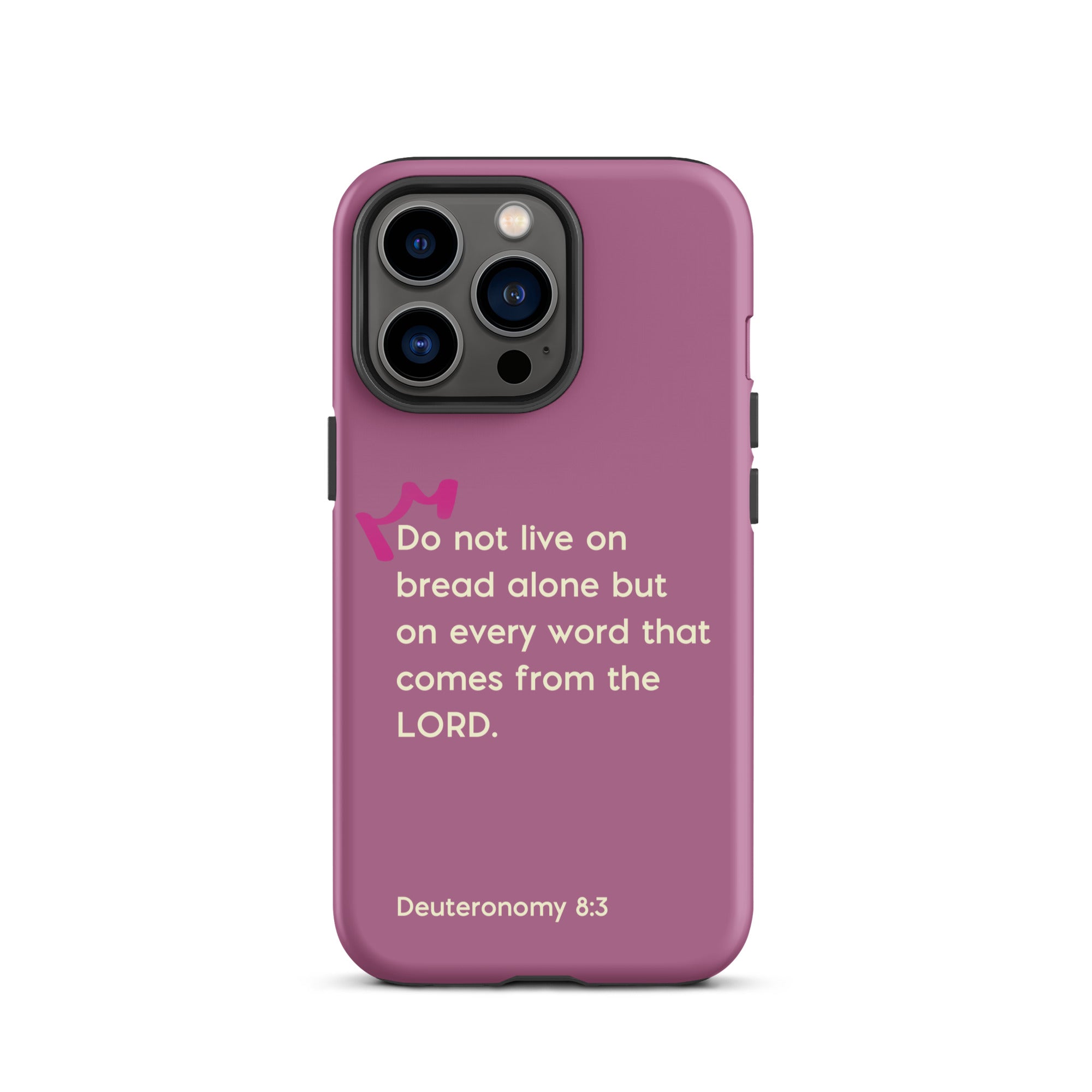 iPhone Case - Deuteronomy 8:3