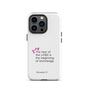 iPhone Case - Proverbs 1:7