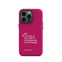 iPhone Case - Proverbs 1:7