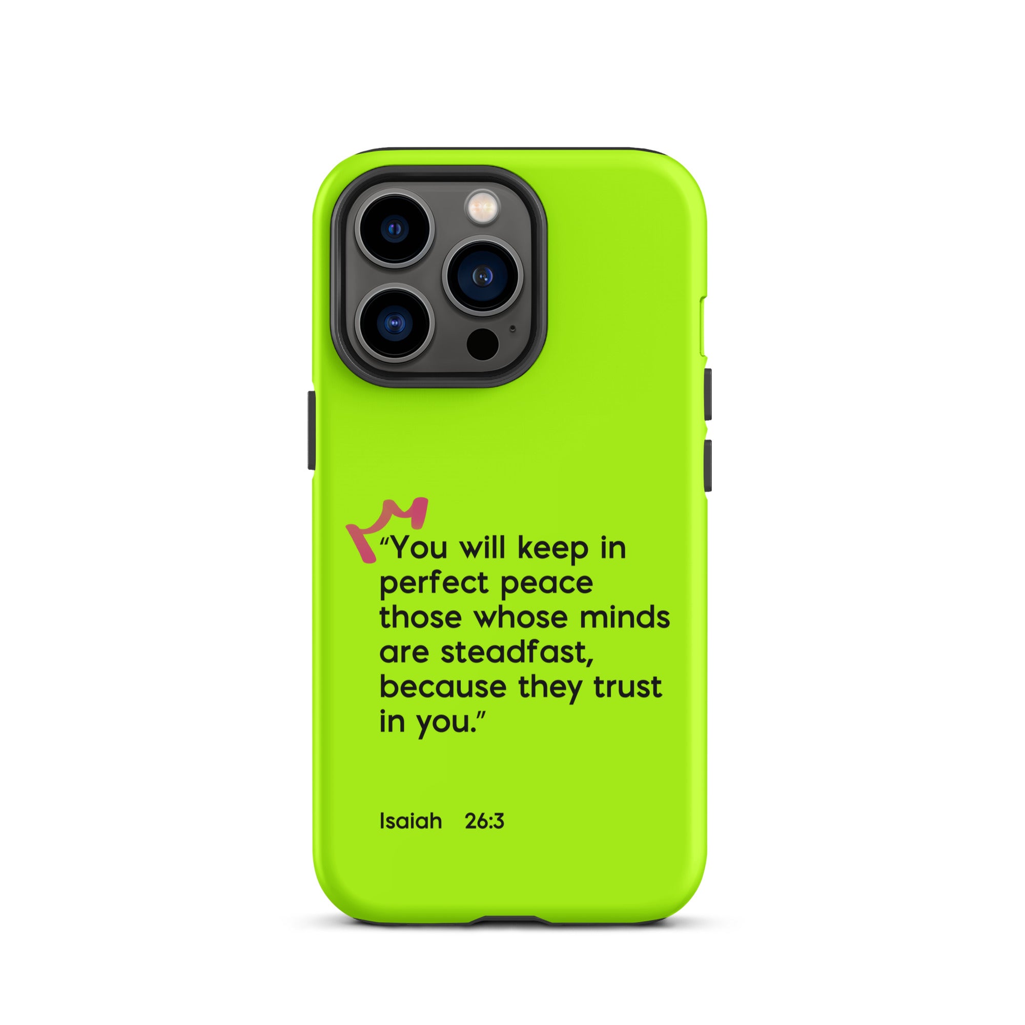 iPhone Case - Isaiah 26:3