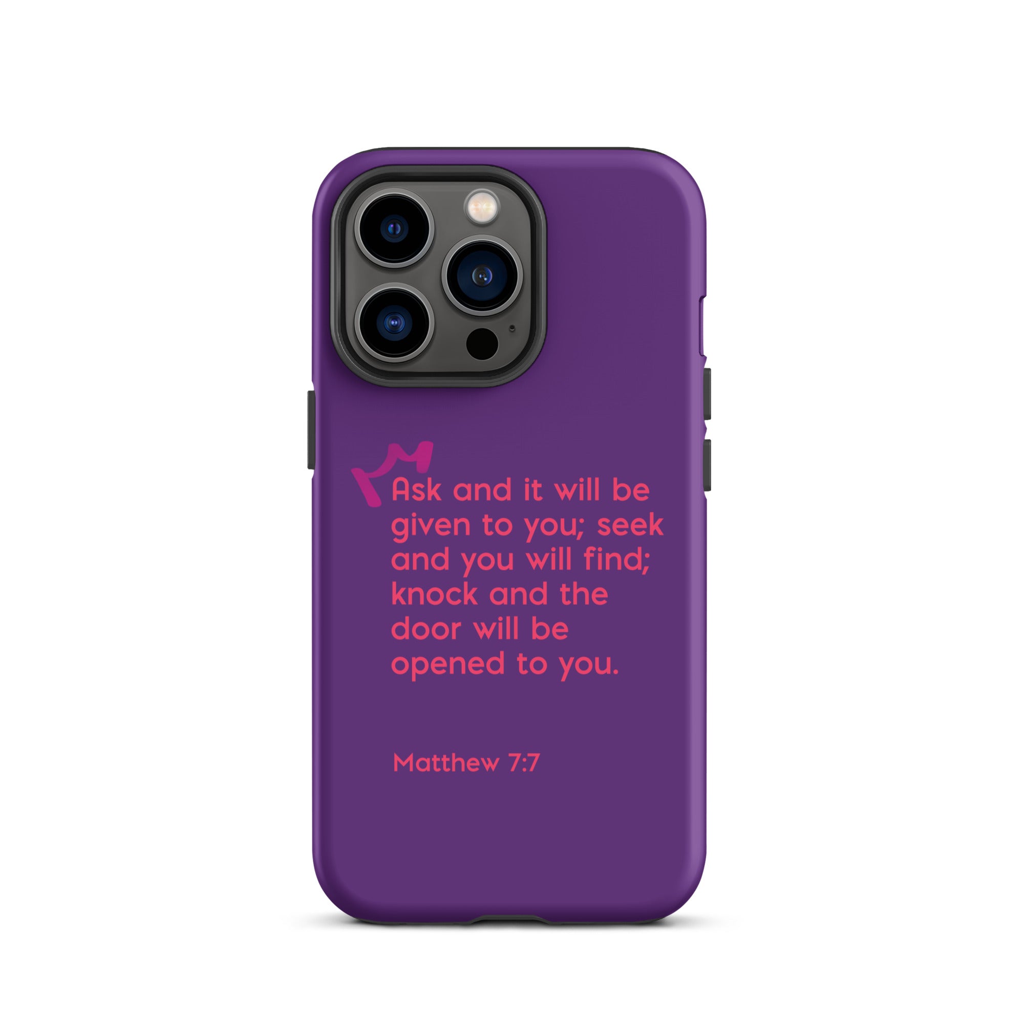 iPhone Case - Matthew 7:7