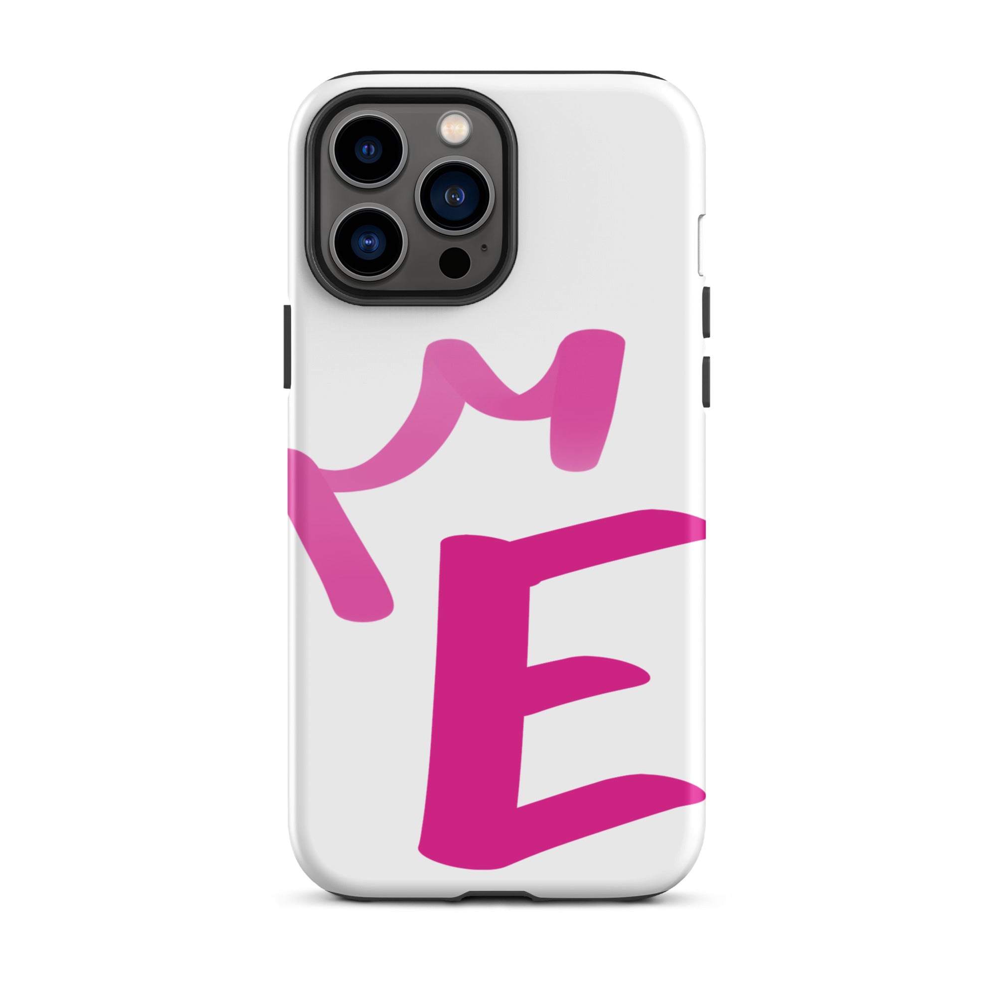 iPhone Case White - Letter E