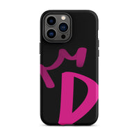 iPhone Case Black - Letter D