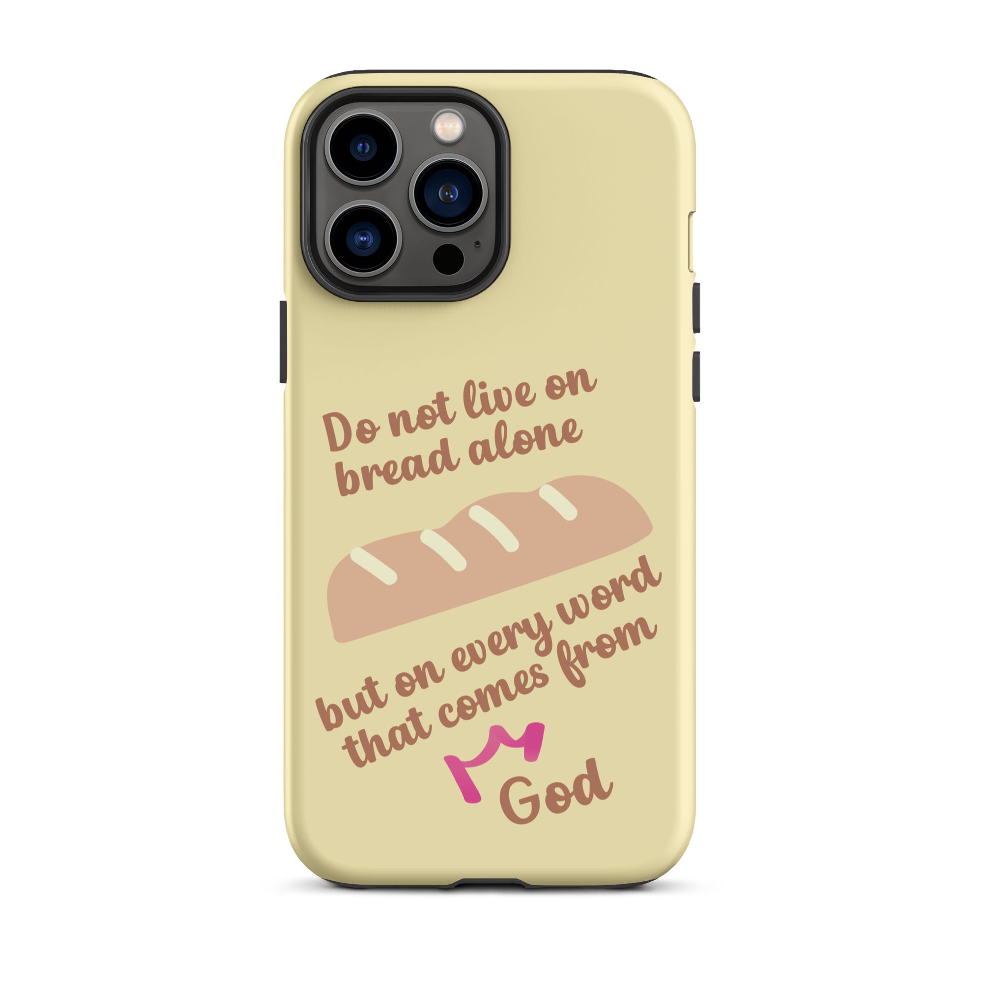 iPhone Case - Deuteronomy 8:3