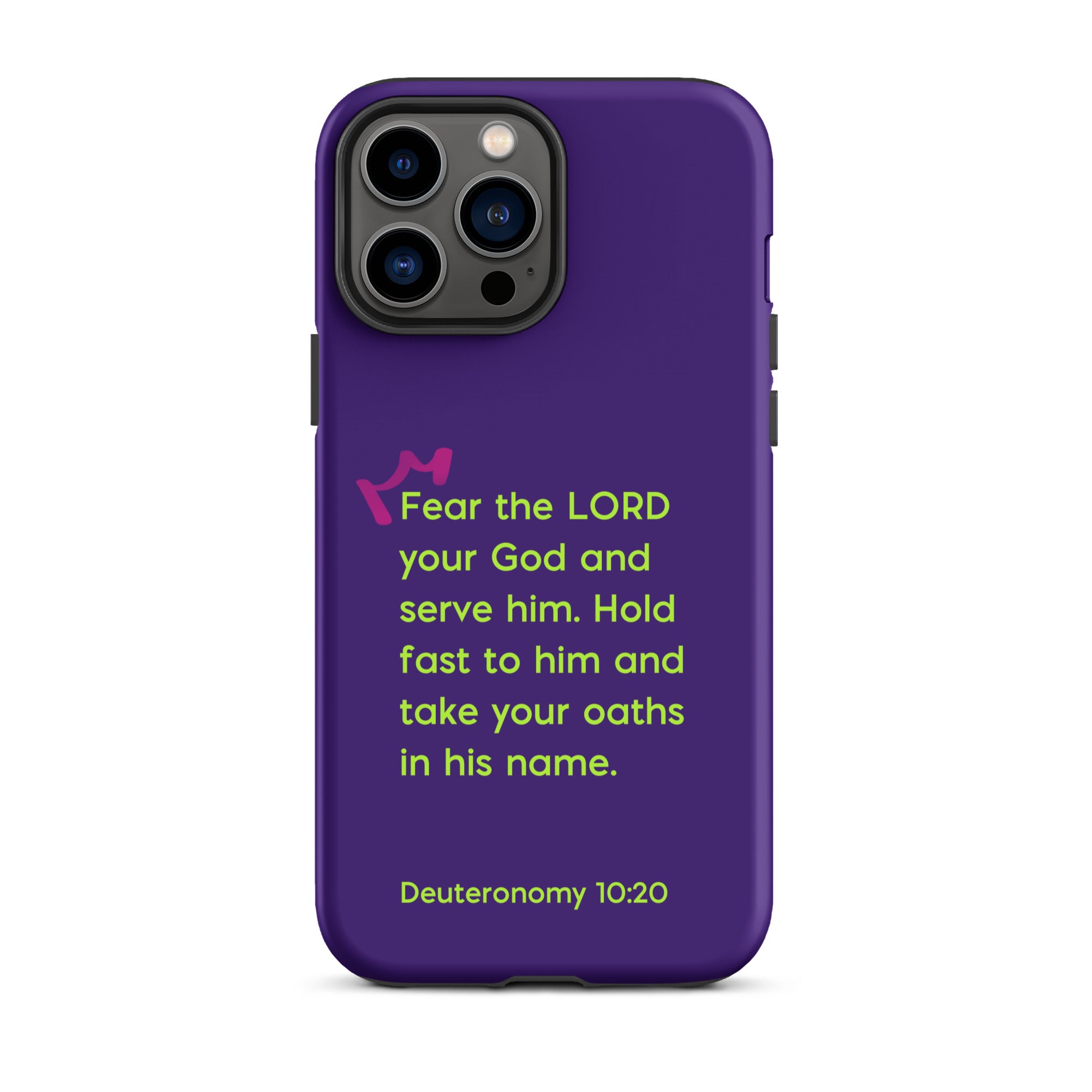 iPhone Case - Deuteronomy 10:20