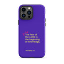 iPhone Case - Proverbs 1:7