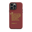 iPhone Case - Matthew 7:7