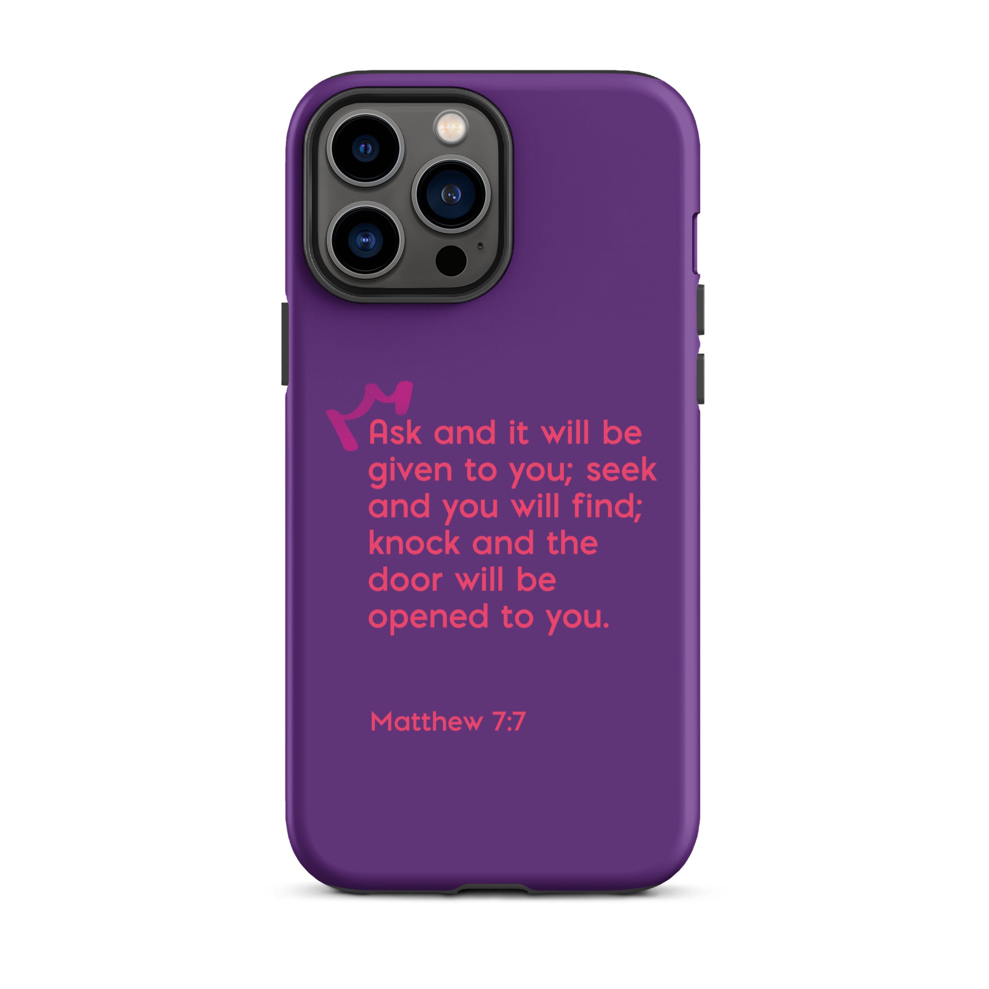 iPhone Case - Matthew 7:7