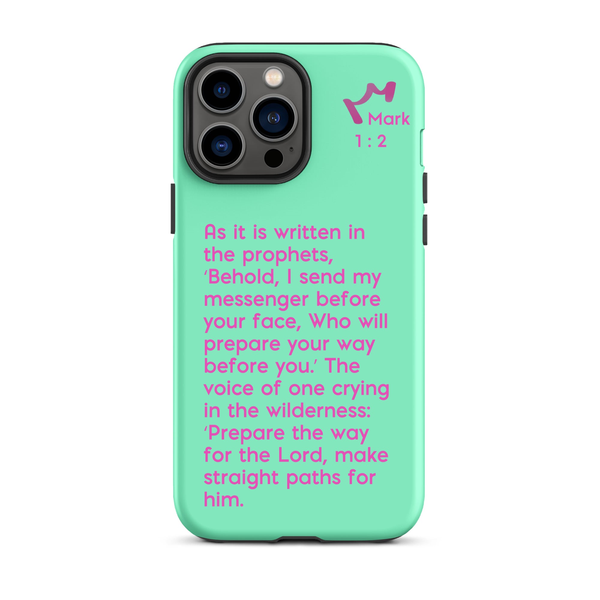 iPhone Case - Mark 1:2-3