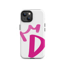 iPhone Case White - Letter D