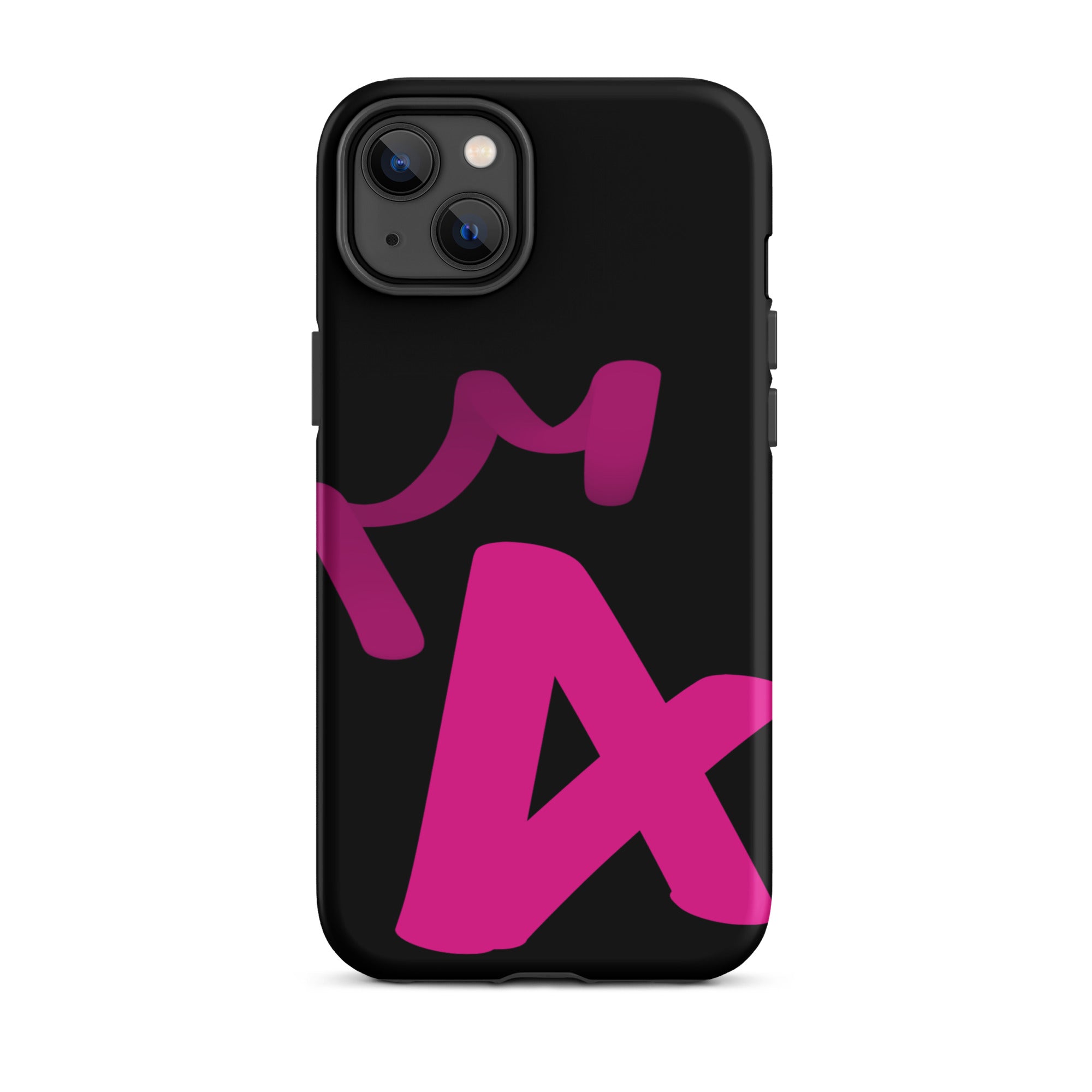 iPhone Case Black - Letter A