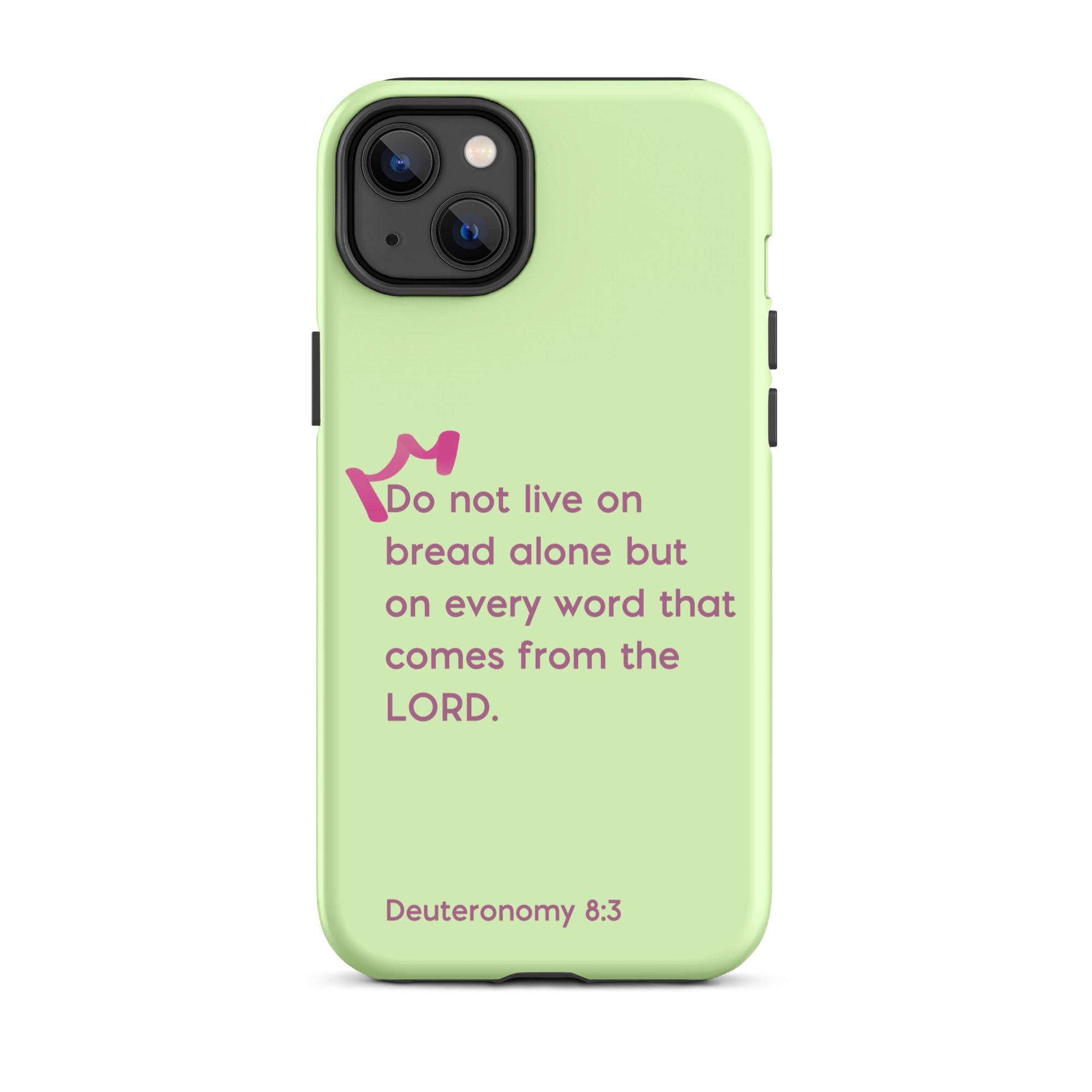 iPhone Case - Deuteronomy 8:3