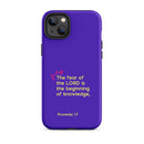 iPhone Case - Proverbs 1:7