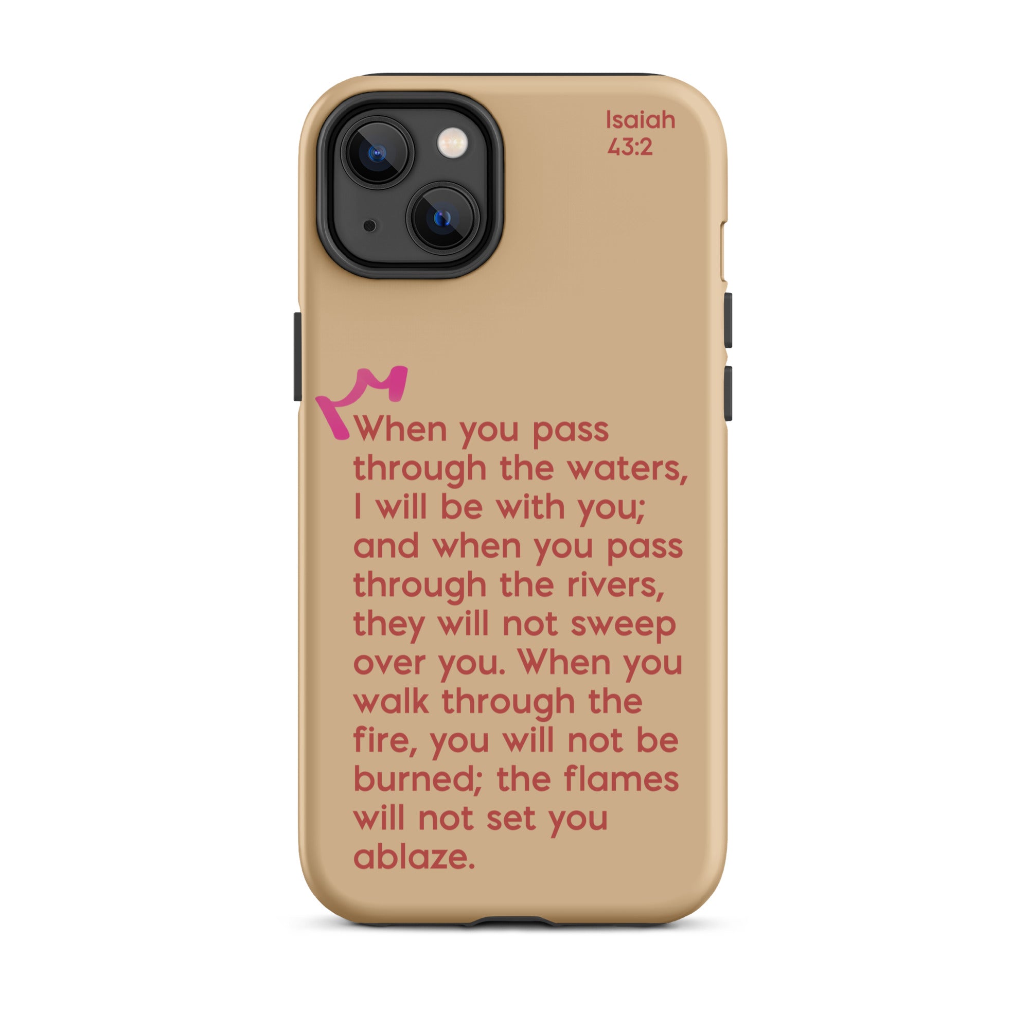 iPhone Case - Isaiah 43:2