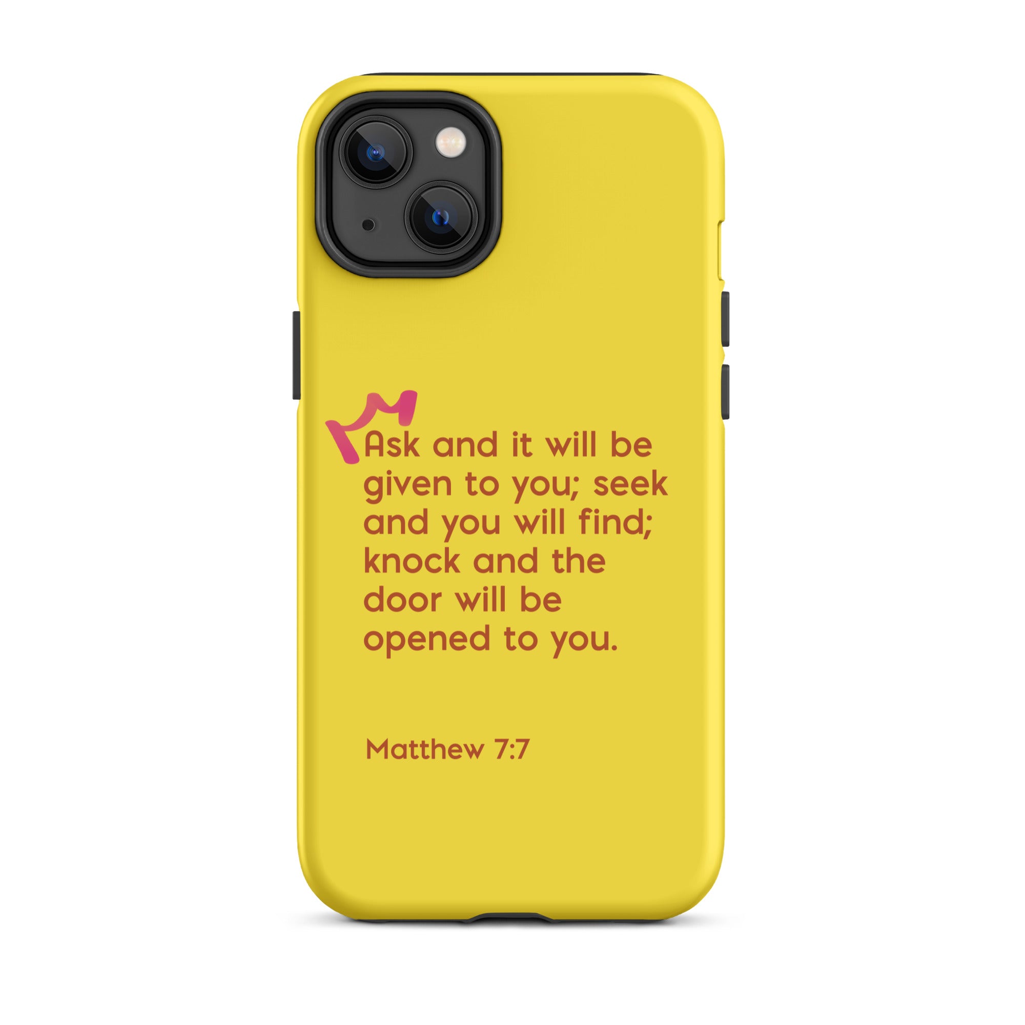 iPhone Case - Matthew 7:7