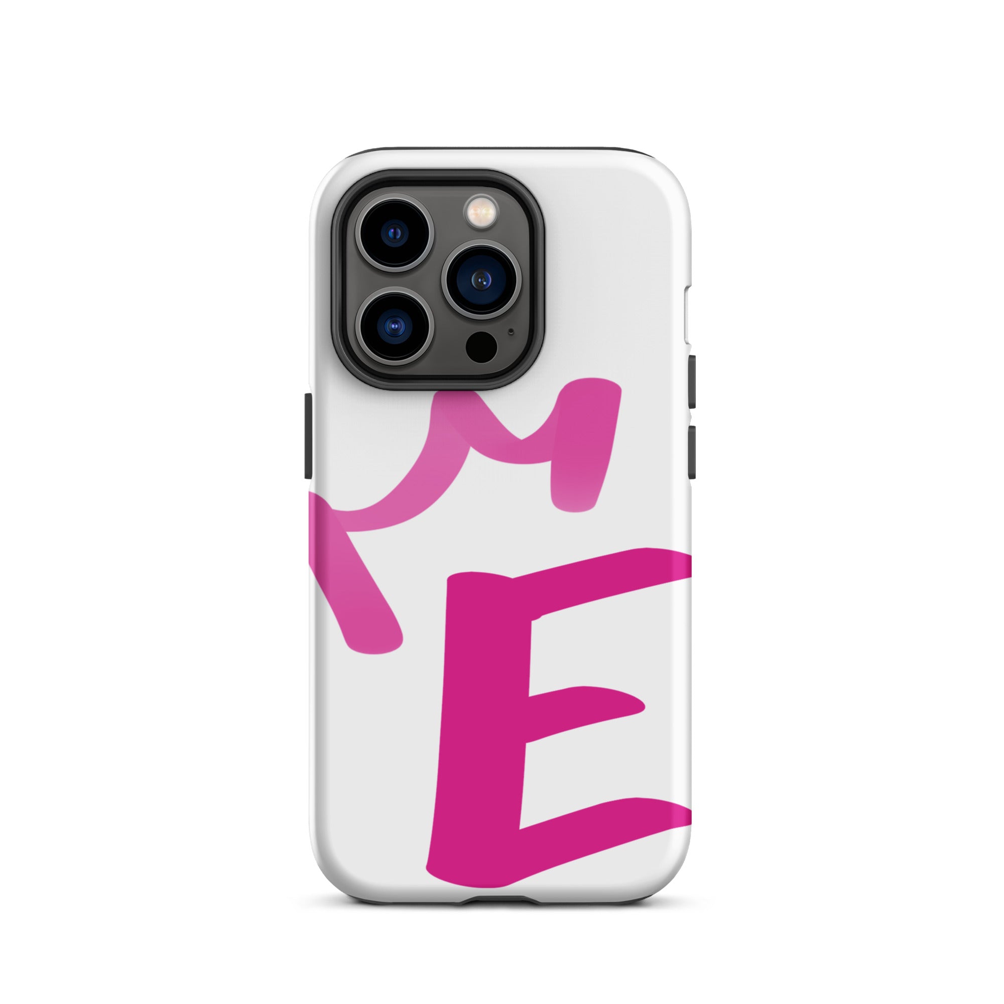 iPhone Case White - Letter E