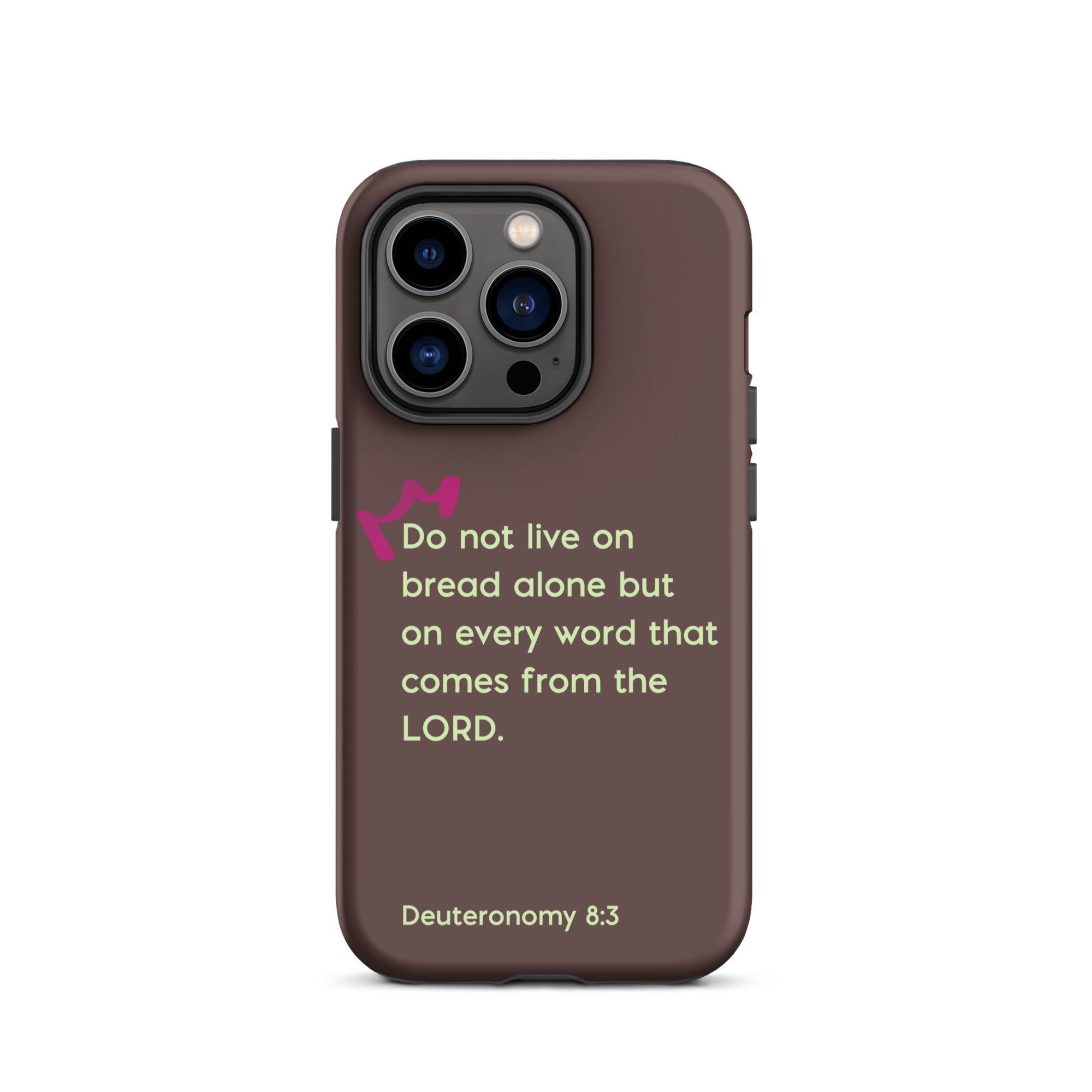 iPhone Case - Deuteronomy 8:3