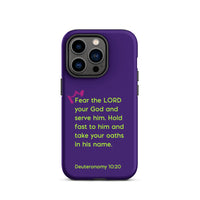 iPhone Case - Deuteronomy 10:20