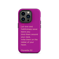 iPhone Case - Proverbs 3:3