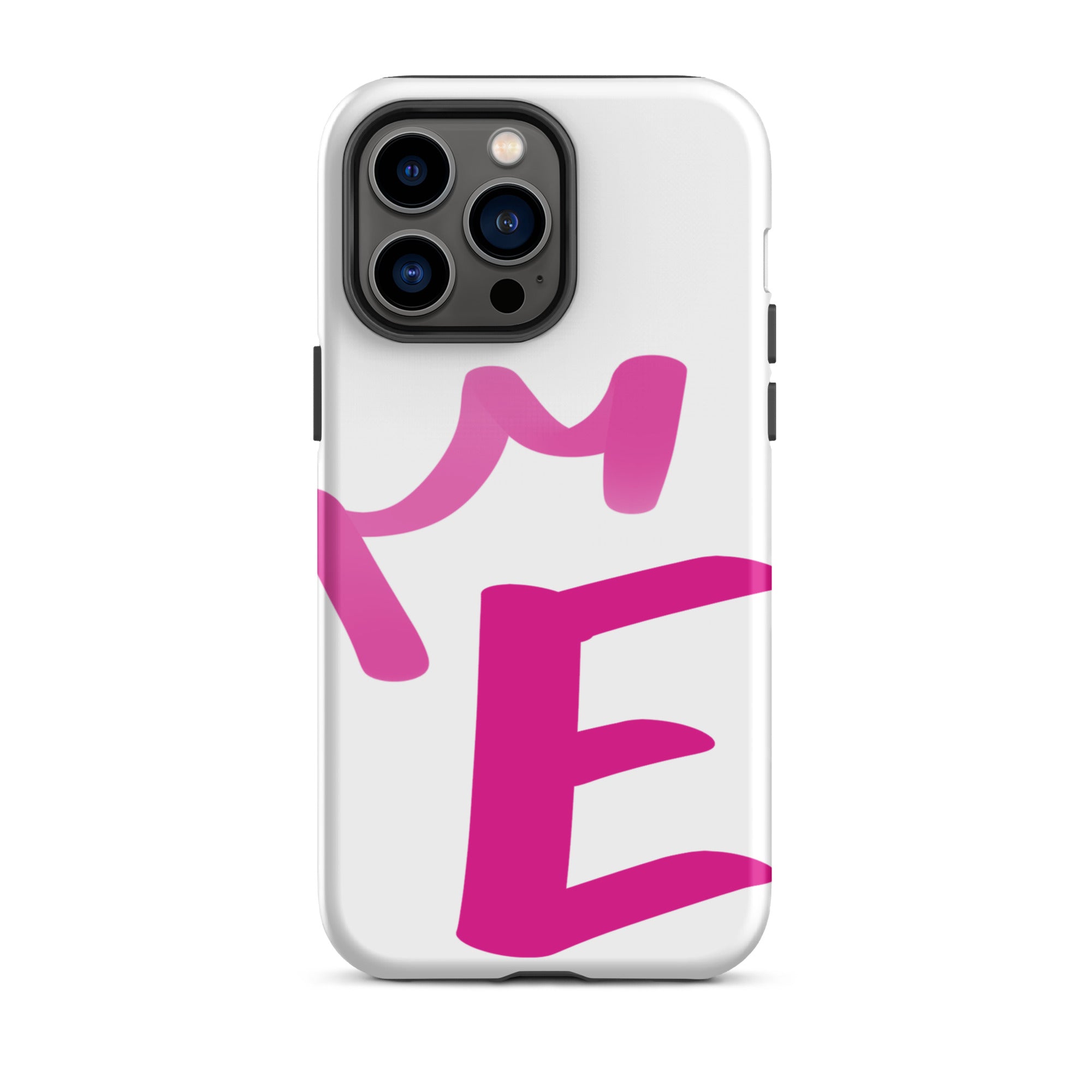 iPhone Case White - Letter E