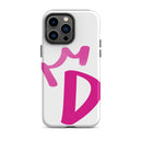 iPhone Case White - Letter D