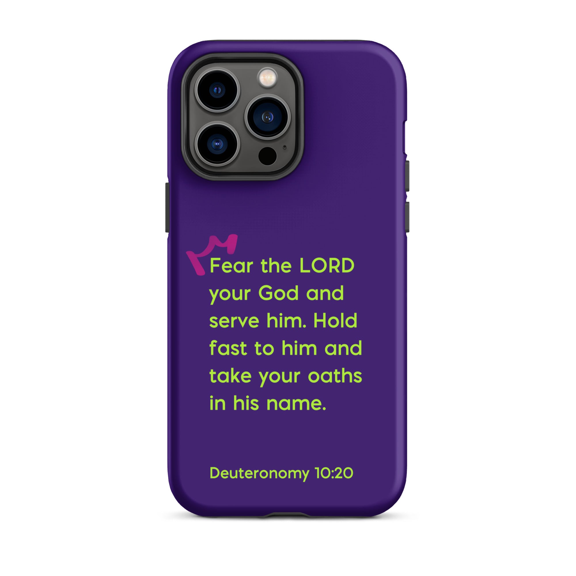 iPhone Case - Deuteronomy 10:20