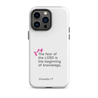 iPhone Case - Proverbs 1:7