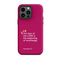 iPhone Case - Proverbs 1:7