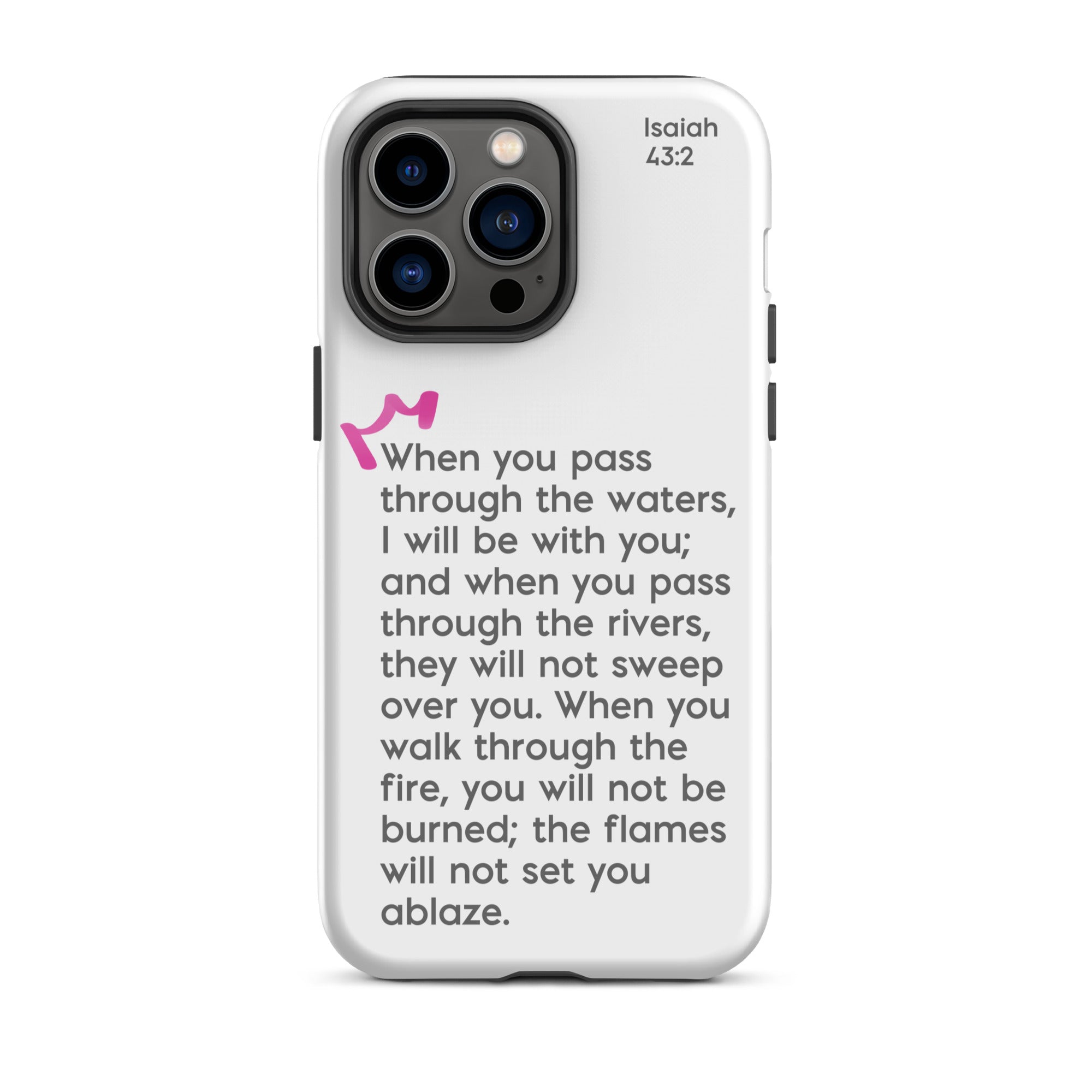 iPhone Case - Isaiah 43:2