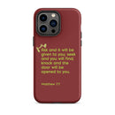 iPhone Case - Matthew 7:7